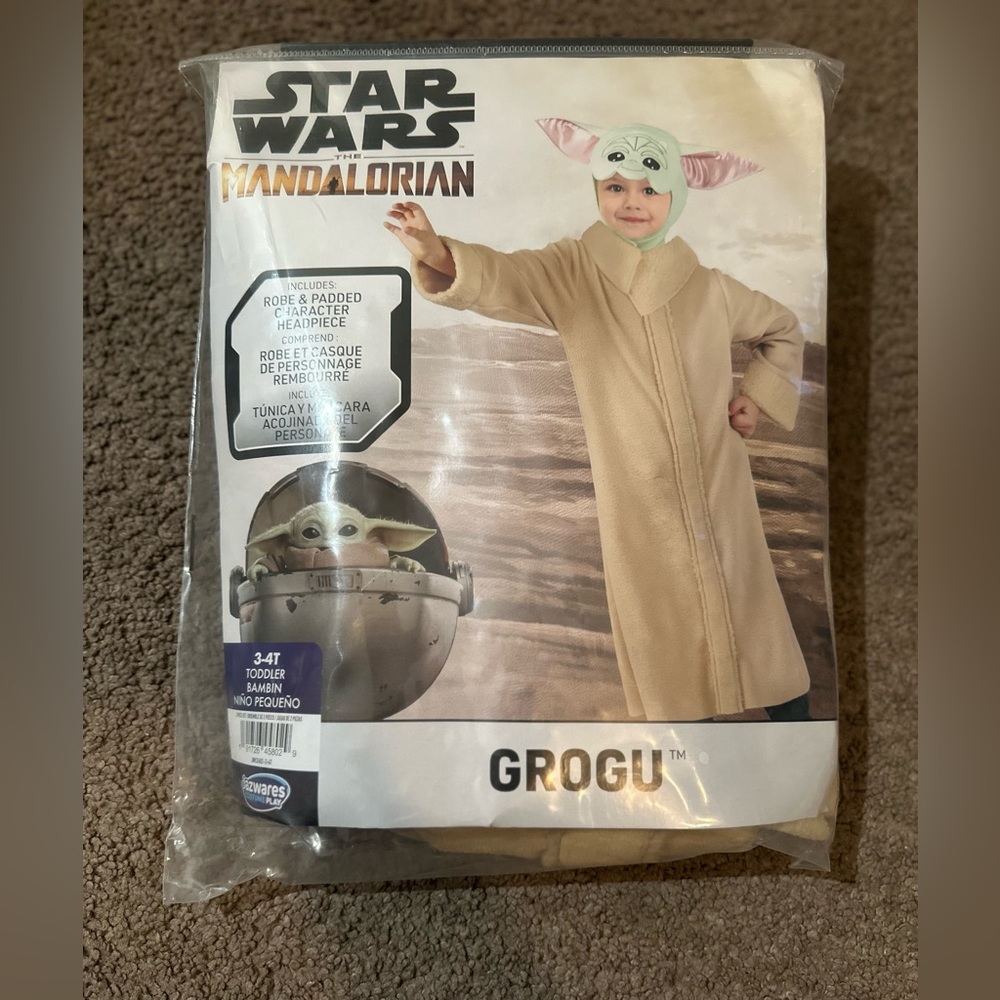 Star Wars Grogu Costume with Robe and Headpiece